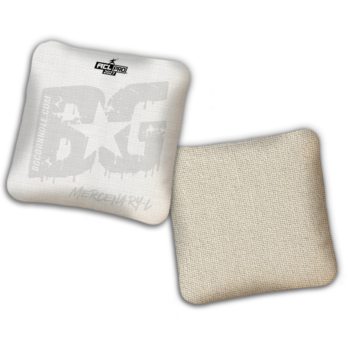 2027 ACL - BG Multiple Bag Models "Whiteout" - Pro Stamped Cornhole Bags - SET OF 4 BAGS