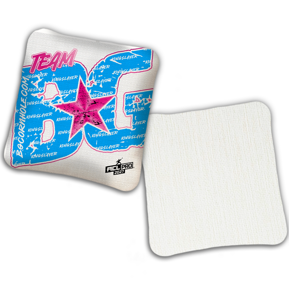 2027 BG Kingslayer "Big BG Colormatch" - ACL Pro Stamped Cornhole Bags - SET OF 4 BAGS