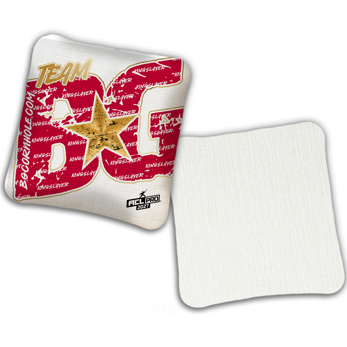 2027 BG Kingslayer "Big BG Colormatch" - ACL Pro Stamped Cornhole Bags - SET OF 4 BAGS