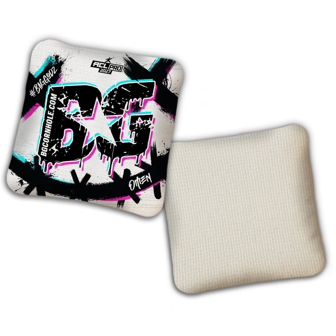 2027 BG Multiple Bag Models "WHY SO SERIOUS" - ACL Pro Stamped Cornhole Bags - SET OF 4 BAGS