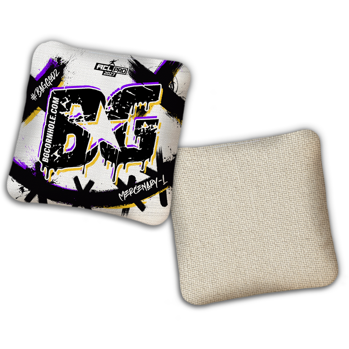 2027 BG Multiple Bag Models "WHY SO SERIOUS" - ACL Pro Stamped Cornhole Bags - SET OF 4 BAGS
