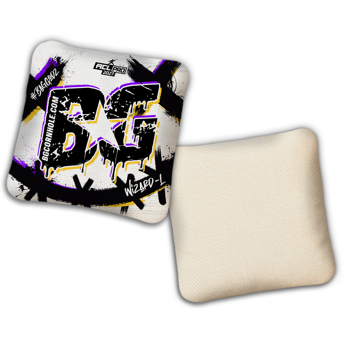 2027 BG Multiple Bag Models "WHY SO SERIOUS" - ACL Pro Stamped Cornhole Bags - SET OF 4 BAGS