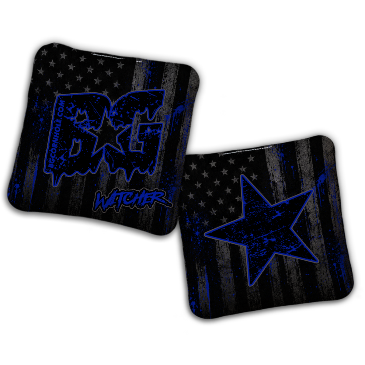 UNSTAMPED - BG Multiple Bag Models "AMERICAN GRIT" - Cornhole Bags - SET OF 4 BAGS