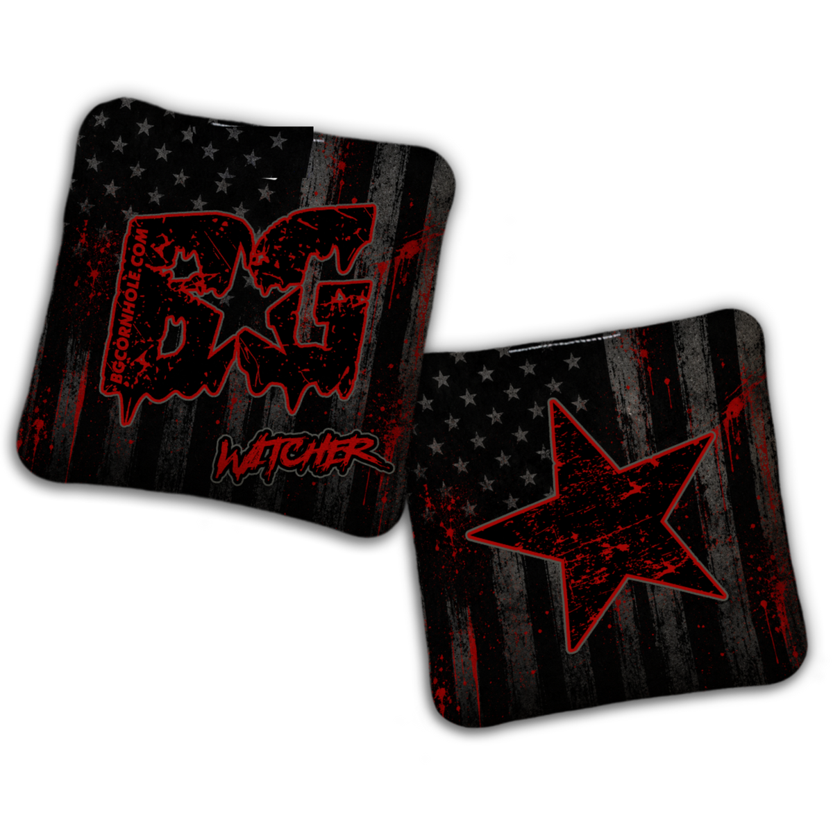 UNSTAMPED - BG Multiple Bag Models "AMERICAN GRIT" - Cornhole Bags - SET OF 4 BAGS