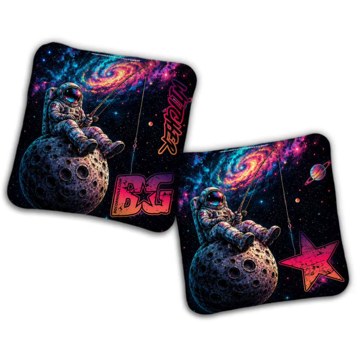 UNSTAMPED - BG Multiple Bag Models "CATCHING DREAMS" - Cornhole Bags - SET OF 4 BAGS