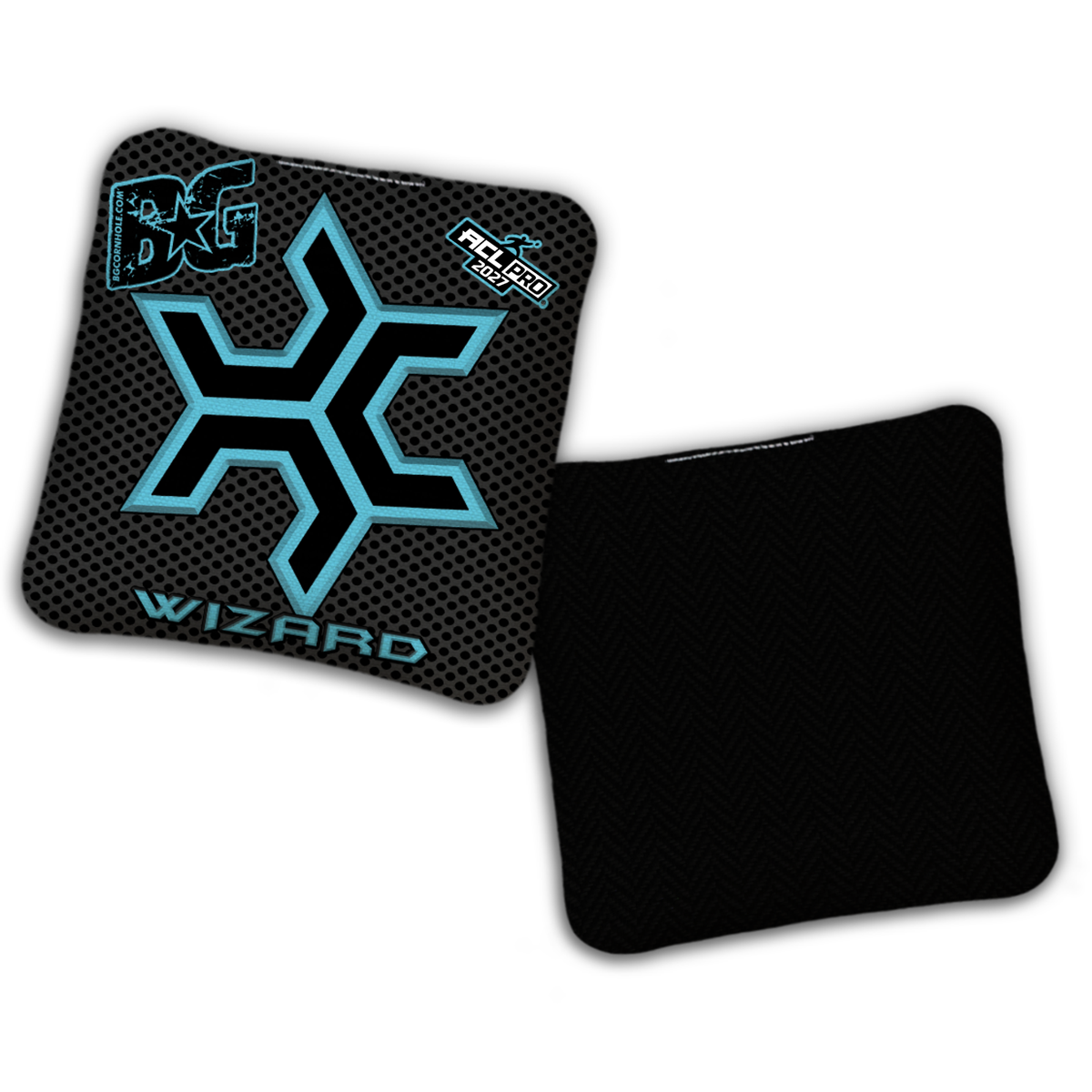 2027 ACL - Multiple Bag Models  "CaddySack Carbon Fiber” Collab - Pro Stamped Cornhole Bags - SET OF 4 BAGS