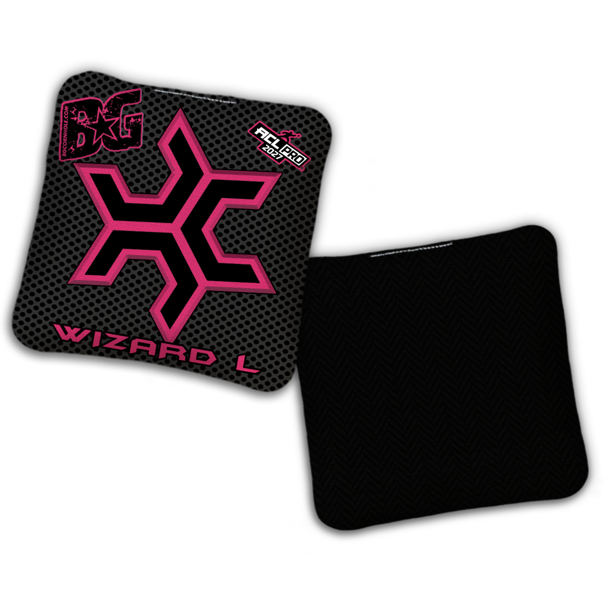 2027 ACL - Multiple Bag Models  "CaddySack Carbon Fiber” Collab - Pro Stamped Cornhole Bags - SET OF 4 BAGS