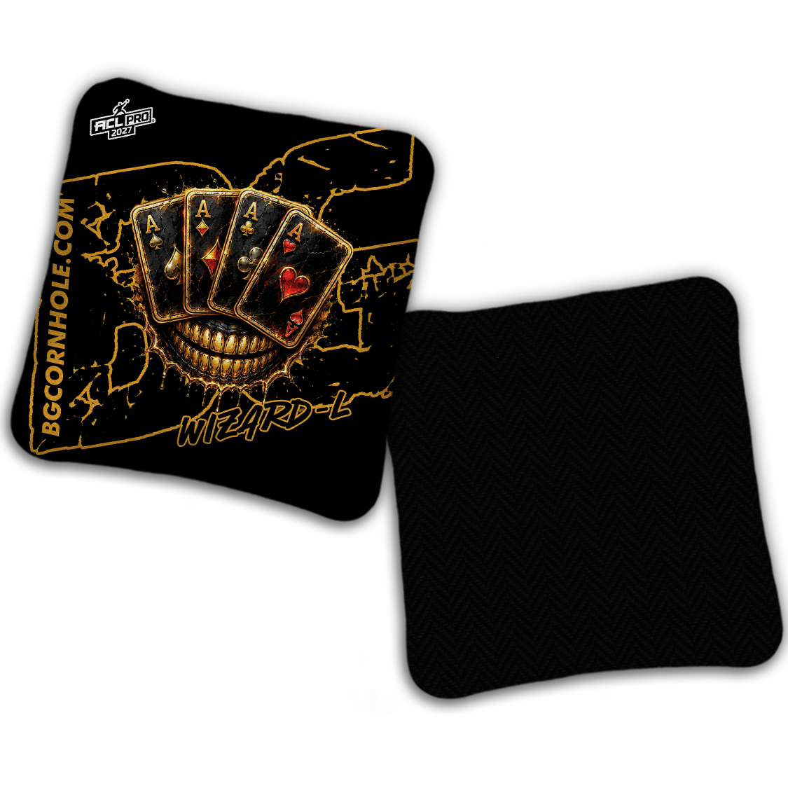 2027 BG Multiple Bag Models "DEAD MANS HAND " - ACL Pro Stamped Cornhole Bags - SET OF 4 BAGS
