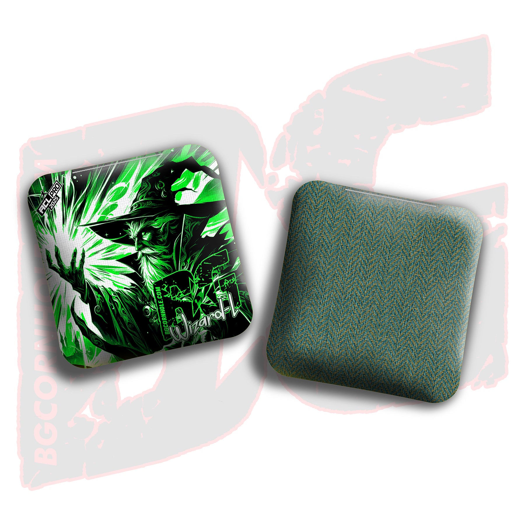 2026 BG Wizard L "Light Bender" - ACL Pro Stamped Cornhole Bags - SET OF 4 BAGS