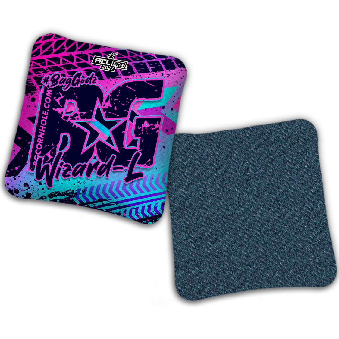 2027 BG Multiple Bag Models "GRUNGE TRACKS" - ACL Pro Stamped Cornhole Bags - SET OF 4 BAGS