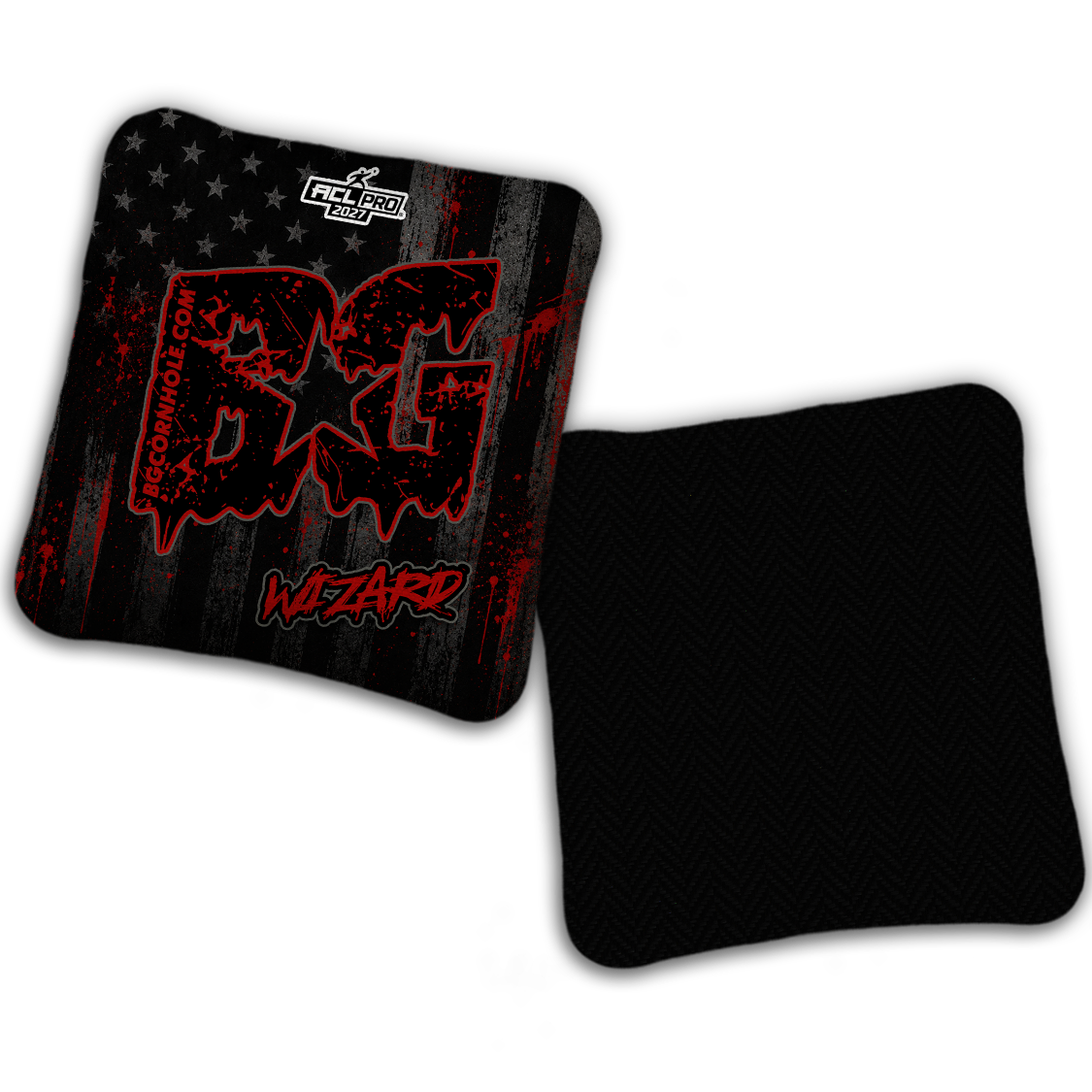 2027 BG Multiple Bag Models "AMERICAN GRIT" - ACL Pro Stamped Cornhole Bags - SET OF 4 BAGS