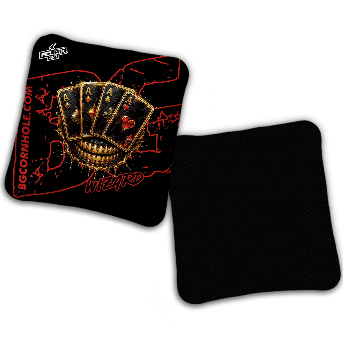 2027 BG Multiple Bag Models "DEAD MANS HAND " - ACL Pro Stamped Cornhole Bags - SET OF 4 BAGS