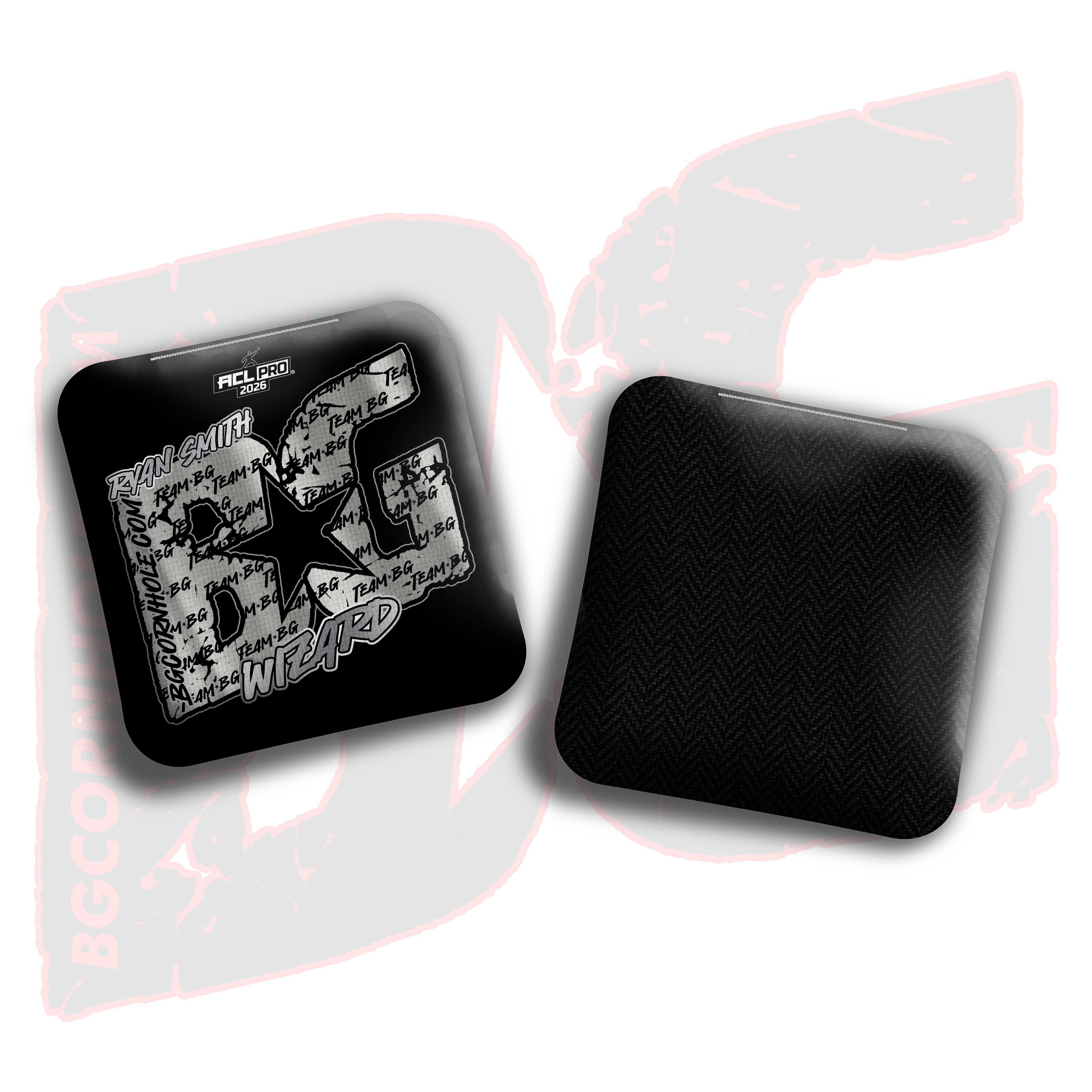 2026 BG Multiple Bag Models  - "Ryan Smith - Team BG” - ACL Pro Stamped Cornhole Bags - SET OF 4 BAGS