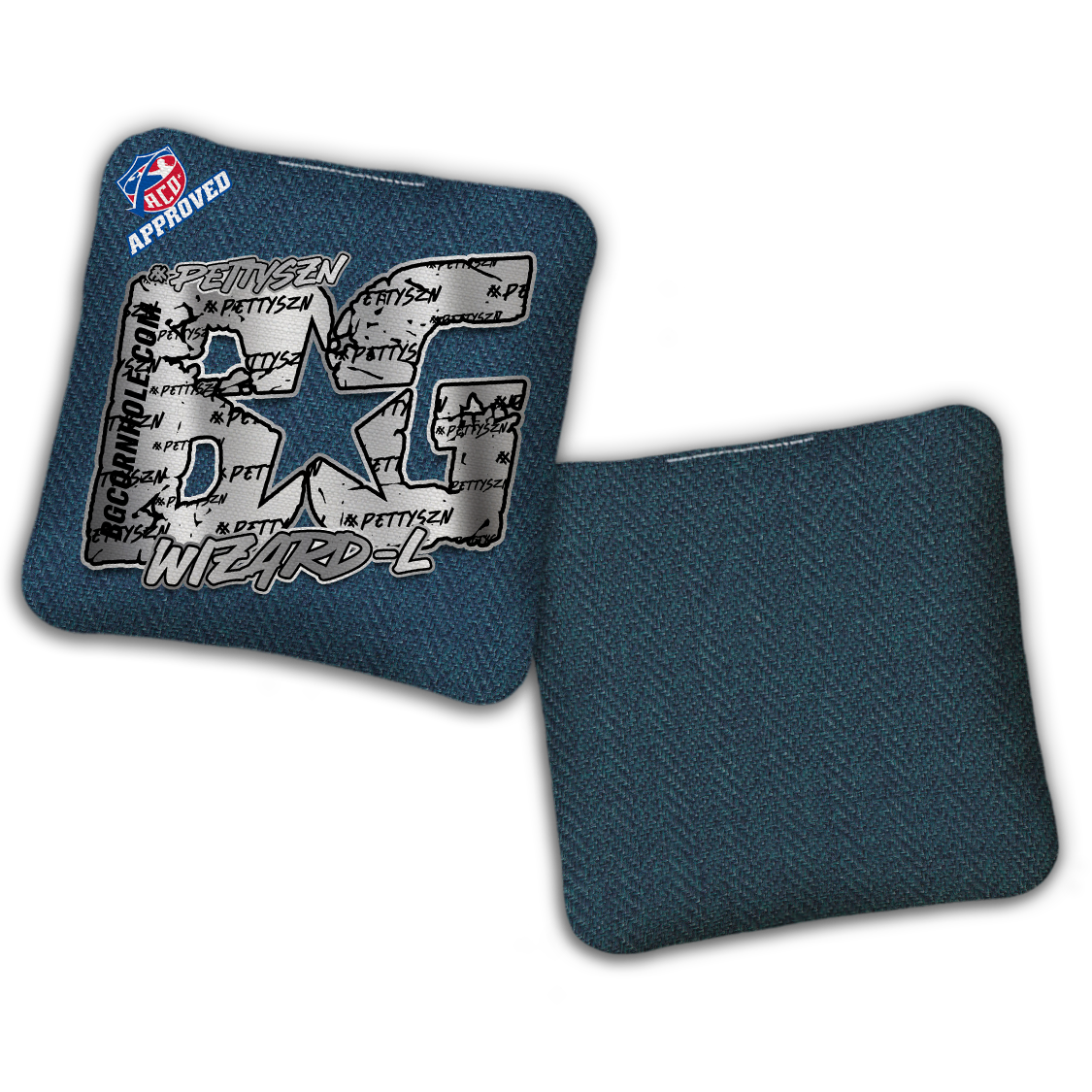 2027 ACO - BG Multiple Bag Models "PETTYSZN" - Pro Stamped Cornhole Bags - SET OF 4 BAGS