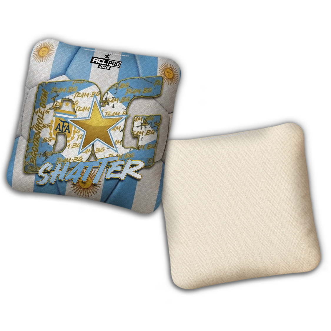 2026 Multiple Bag Models - "WORLD CUP" - ACL Pro Stamped Cornhole Bags - Set of 4 Bags