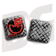 Load image into Gallery viewer, 2026 BG Multiple Bag Models - &quot;Evil Grin&quot; - ACL Comp Stamped Cornhole Bags - SET OF 4 BAGS