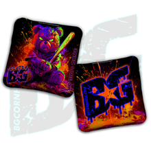 Load image into Gallery viewer, 2026 BG Clutch  - “Mad Teddy's Revenge” - Non Stamped Cornhole Bags - SET OF 4 bags