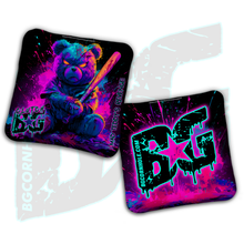 Load image into Gallery viewer, 2026 BG Clutch  - “Mad Teddy's Revenge” - Non Stamped Cornhole Bags - SET OF 4 bags