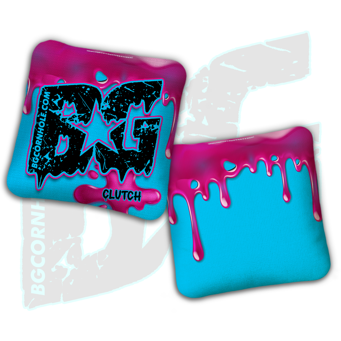 BG Clutch  - “Drip” - Non Stamped Cornhole Bags - SET OF 4 bags