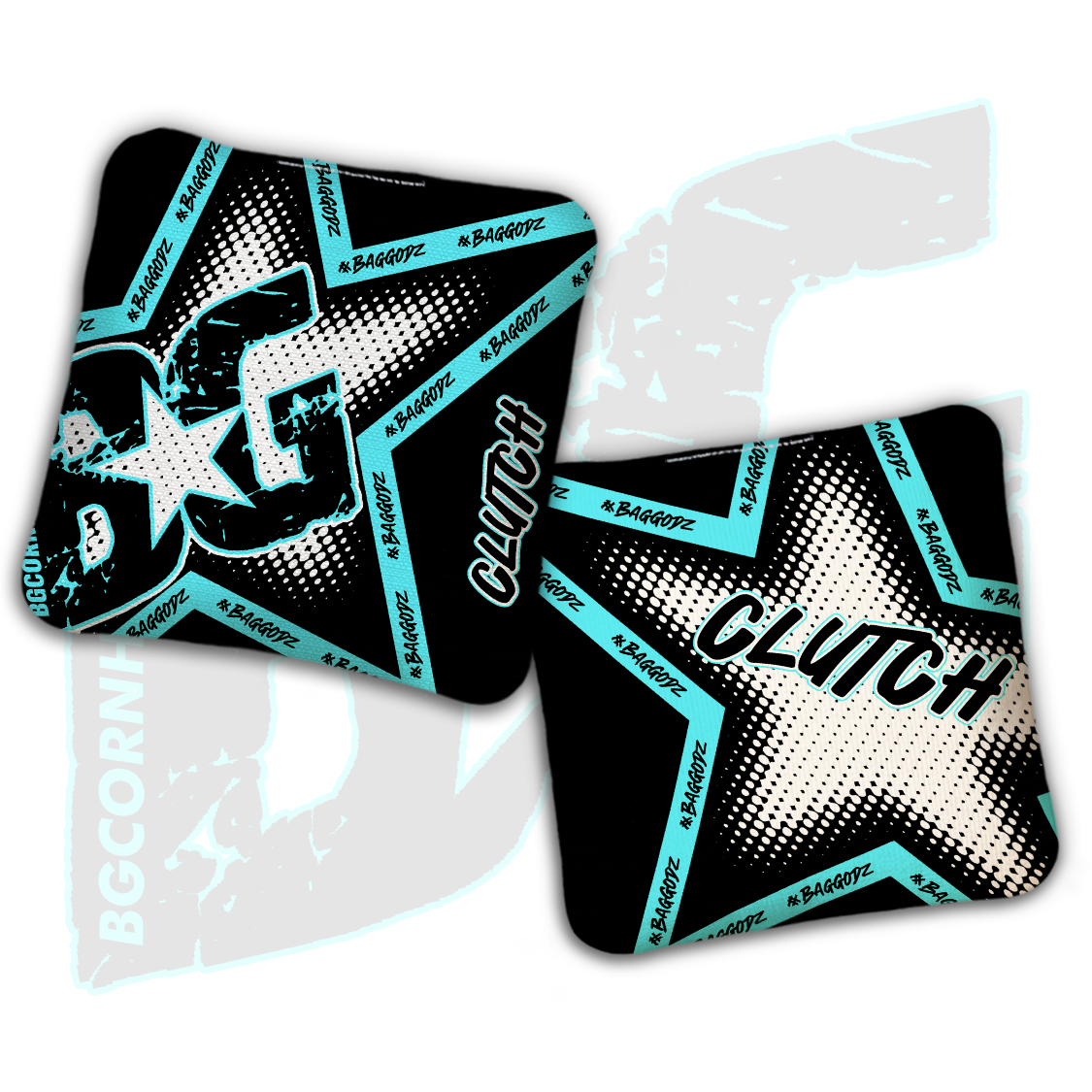 BG Clutch  - "Nova Drip” - Non Stamped Cornhole Bags - SET OF 4 bags