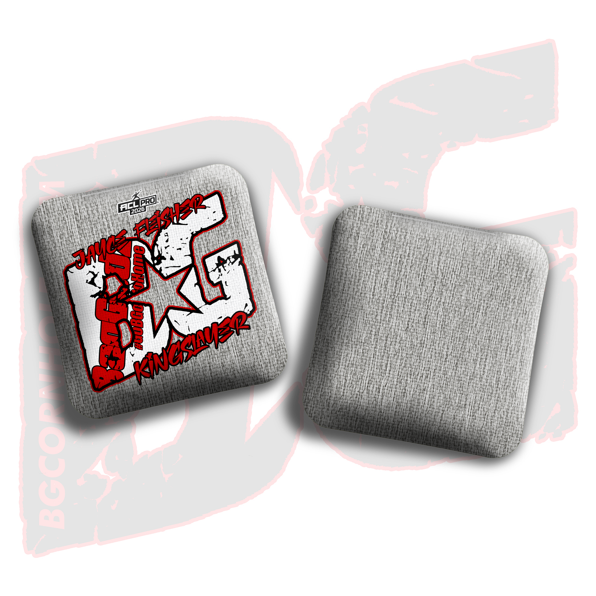 2026 BG Multiple Bag Models  - "Jayce Fleisher” - ACL Pro Stamped Cornhole Bags - SET OF 4 BAGS