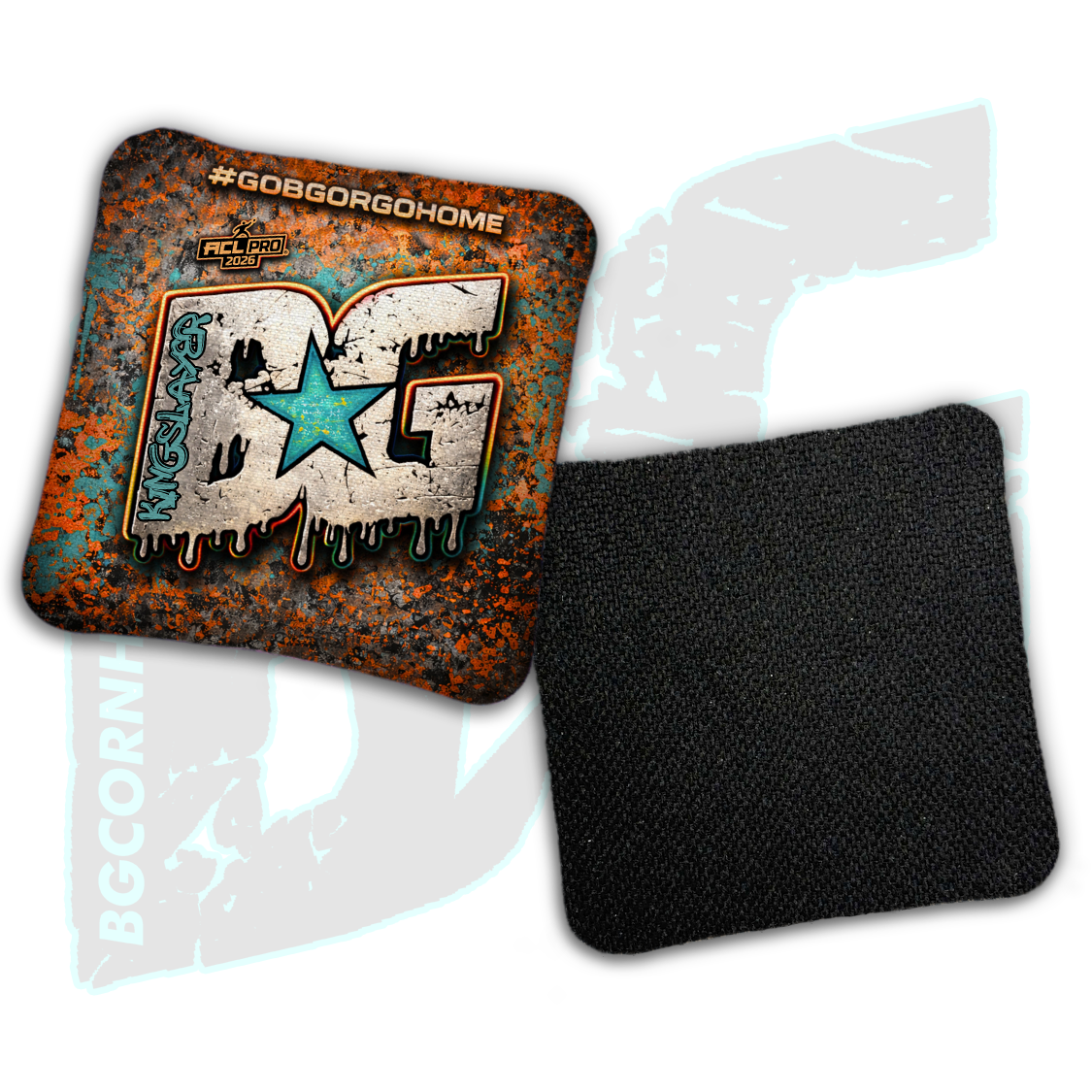2026 BG Multiple Bag Models "Iron Star" - ACL Pro Stamped Cornhole Bags - SET OF 4 BAGS