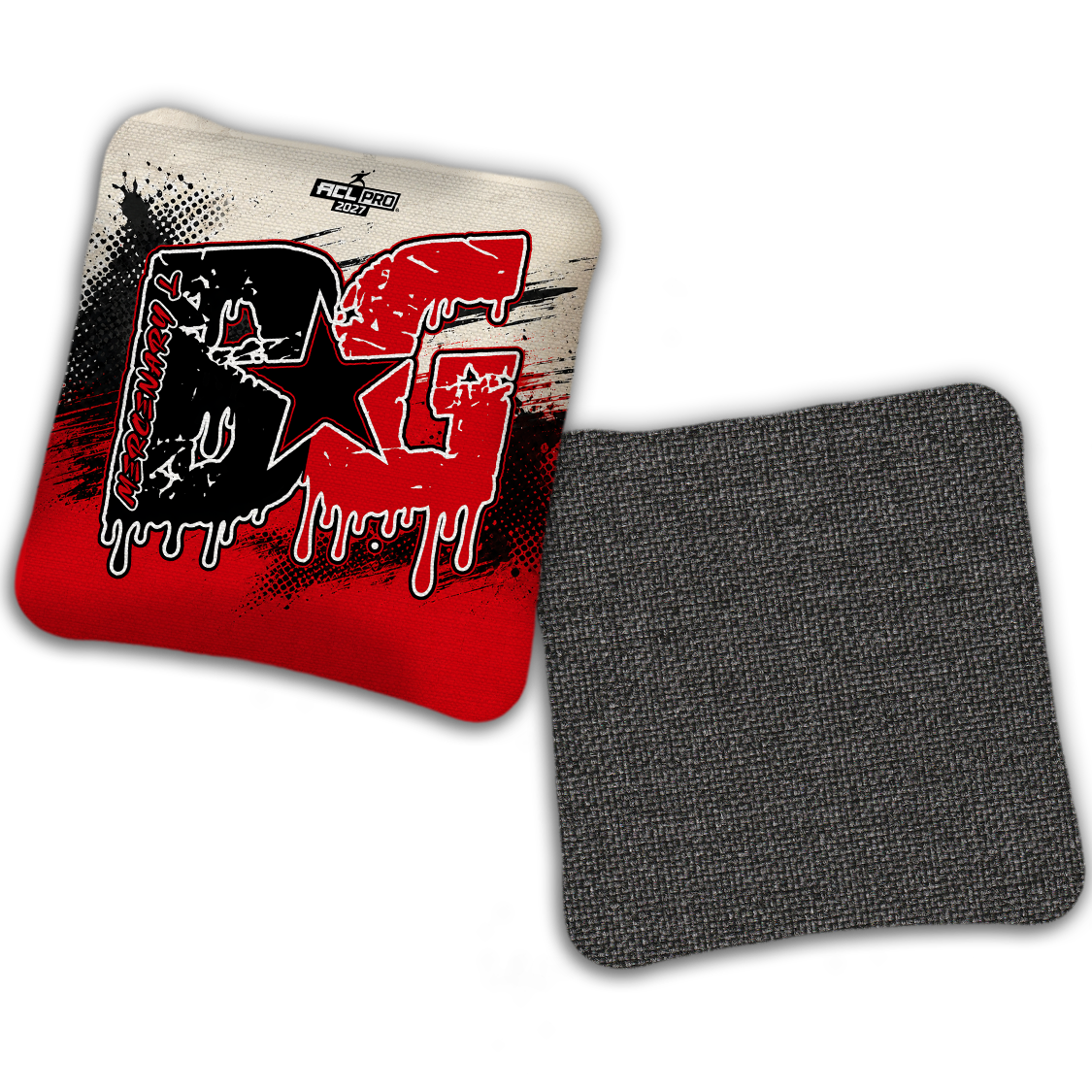 2027 BG Multiple Bag Models "GRUNGE" - ACL Pro Stamped Cornhole Bags - SET OF 4 BAGS