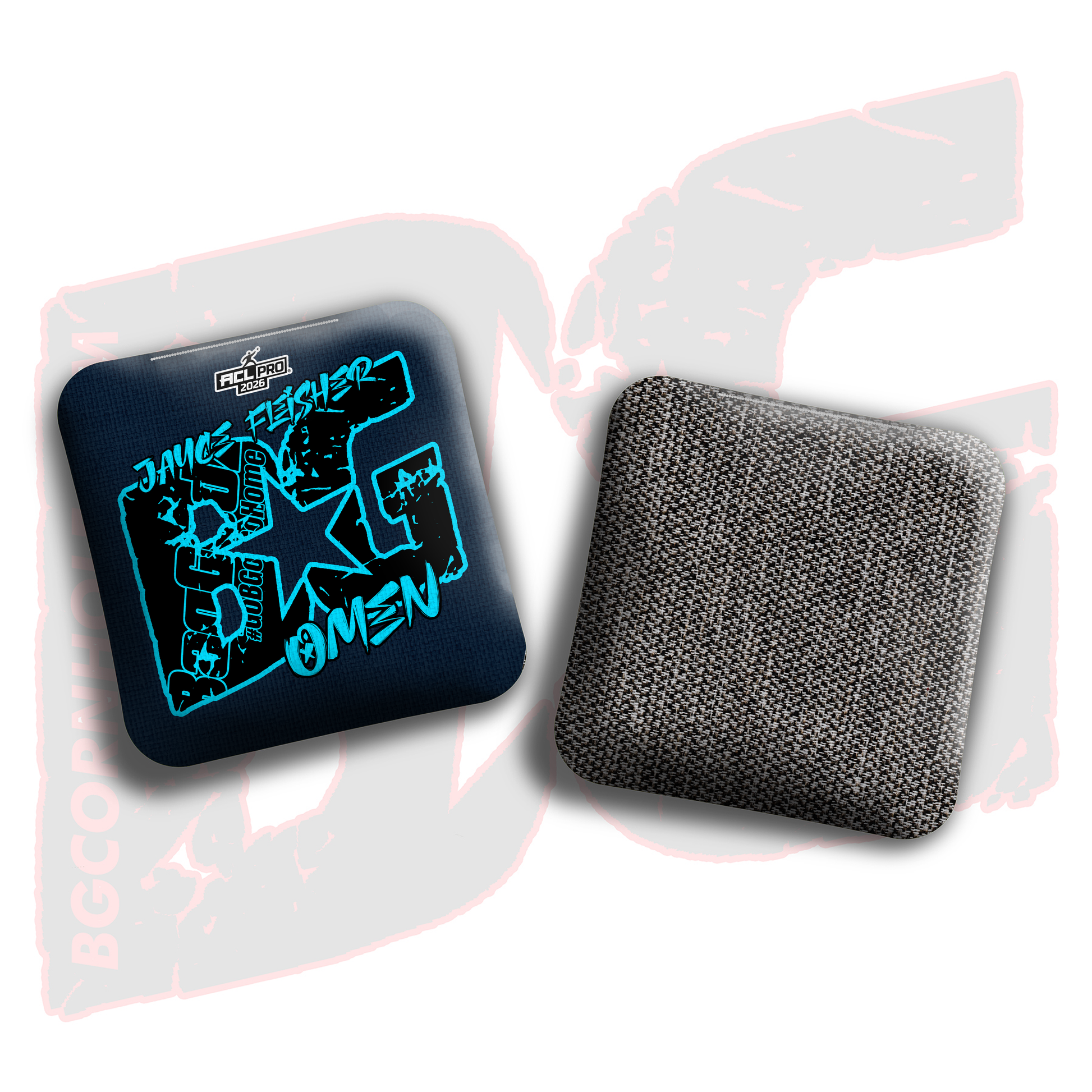 2026 BG Multiple Bag Models  - "Jayce Fleisher” - ACL Pro Stamped Cornhole Bags - SET OF 4 BAGS