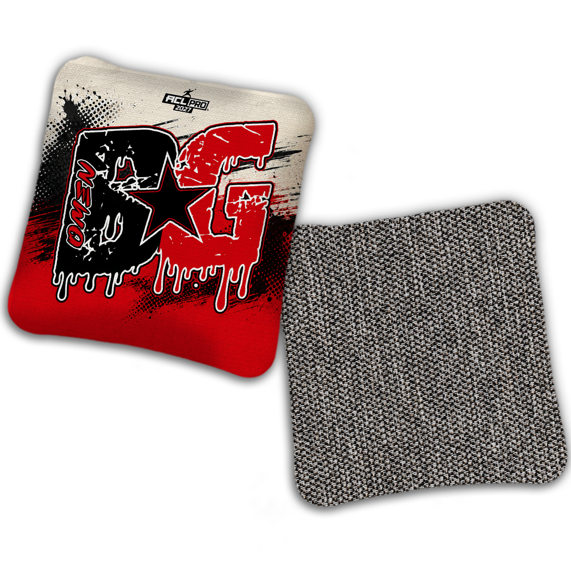 2027 BG Multiple Bag Models "GRUNGE" - ACL Pro Stamped Cornhole Bags - SET OF 4 BAGS