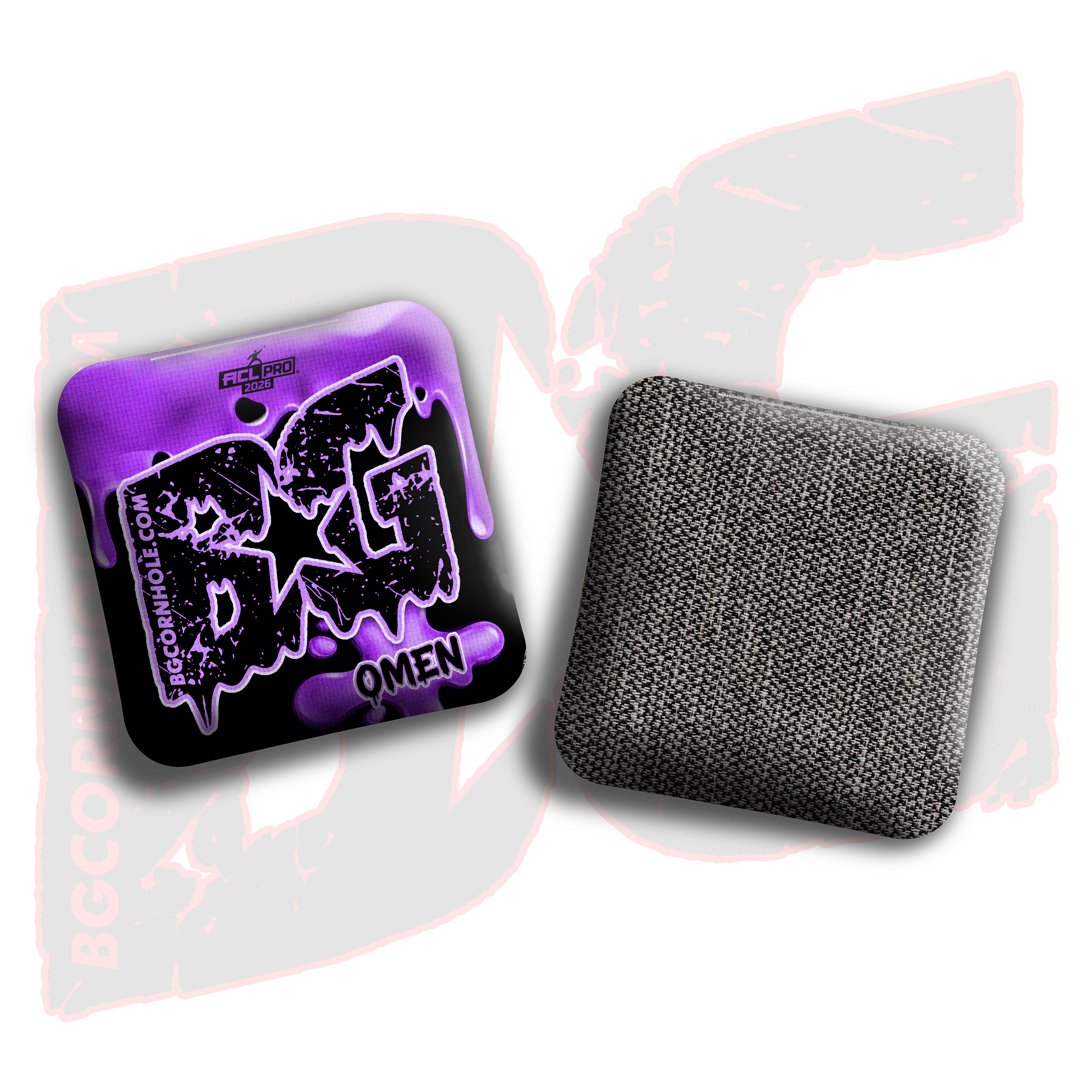2026 BG Omen "Drip" - ACL Pro Stamped Cornhole Bags - SET OF 4 BAGS
