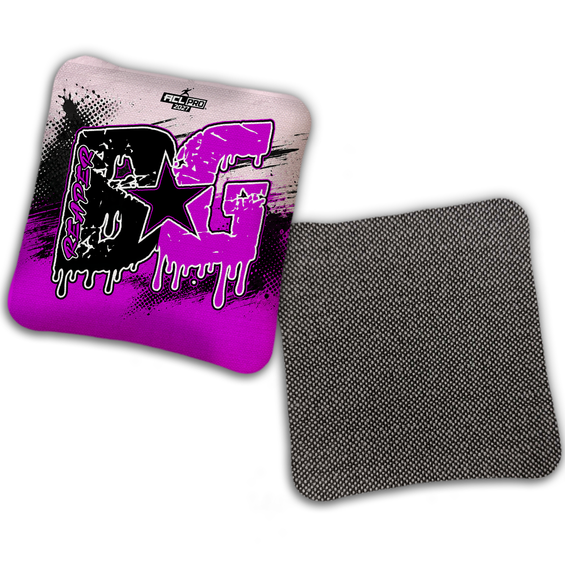 2027 BG Multiple Bag Models "GRUNGE" - ACL Pro Stamped Cornhole Bags - SET OF 4 BAGS