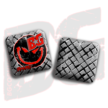 Load image into Gallery viewer, 2026 BG Multiple Bag Models - &quot;Evil Grin&quot; - ACL Comp Stamped Cornhole Bags - SET OF 4 BAGS