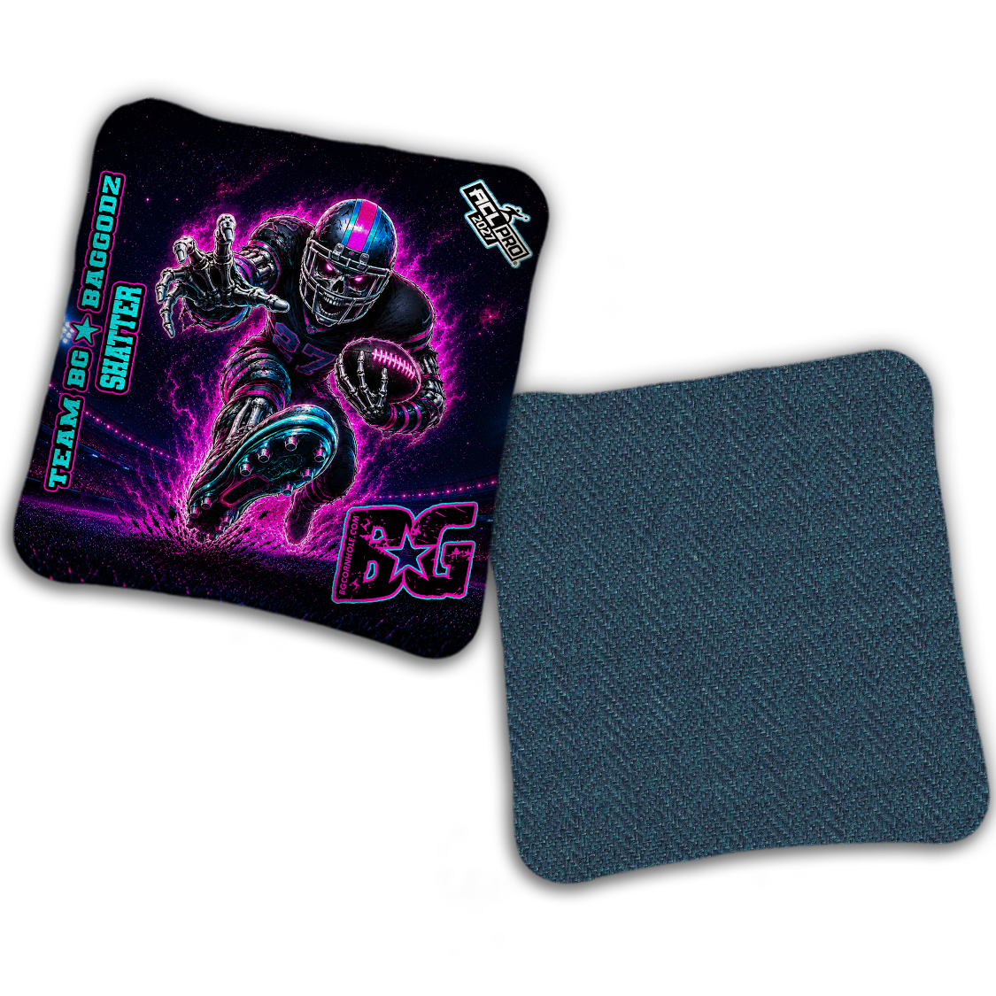 2027 BG Multiple Bag Models "FINAL DRIVE" - ACL Pro Stamped Cornhole Bags - SET OF 4 BAGS