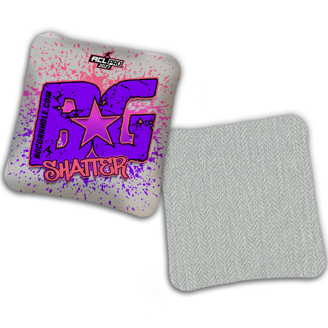 2027 BG Multiple Bag Models "PAINT SPLATTER" - ACL Pro Stamped Cornhole Bags - SET OF 4 BAGS