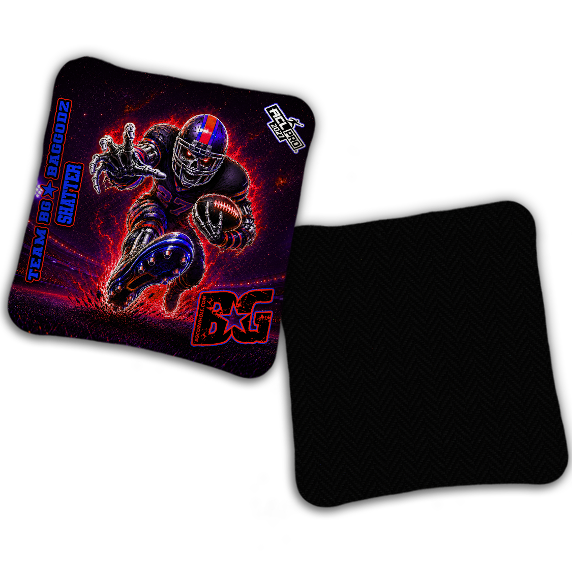 2027 BG Multiple Bag Models "FINAL DRIVE" - ACL Pro Stamped Cornhole Bags - SET OF 4 BAGS