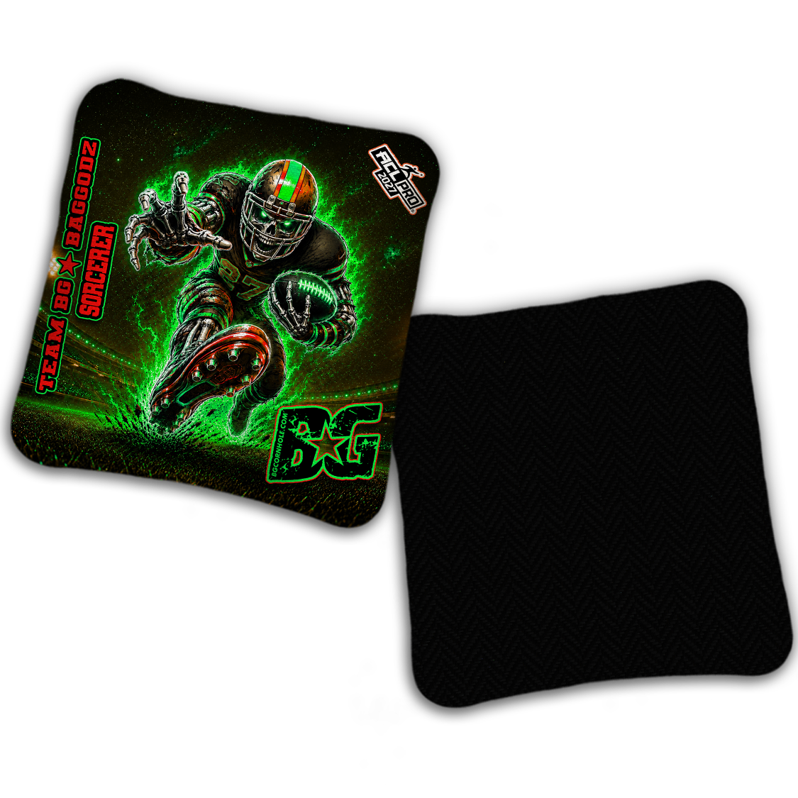 2027 BG Multiple Bag Models "FINAL DRIVE" - ACL Pro Stamped Cornhole Bags - SET OF 4 BAGS