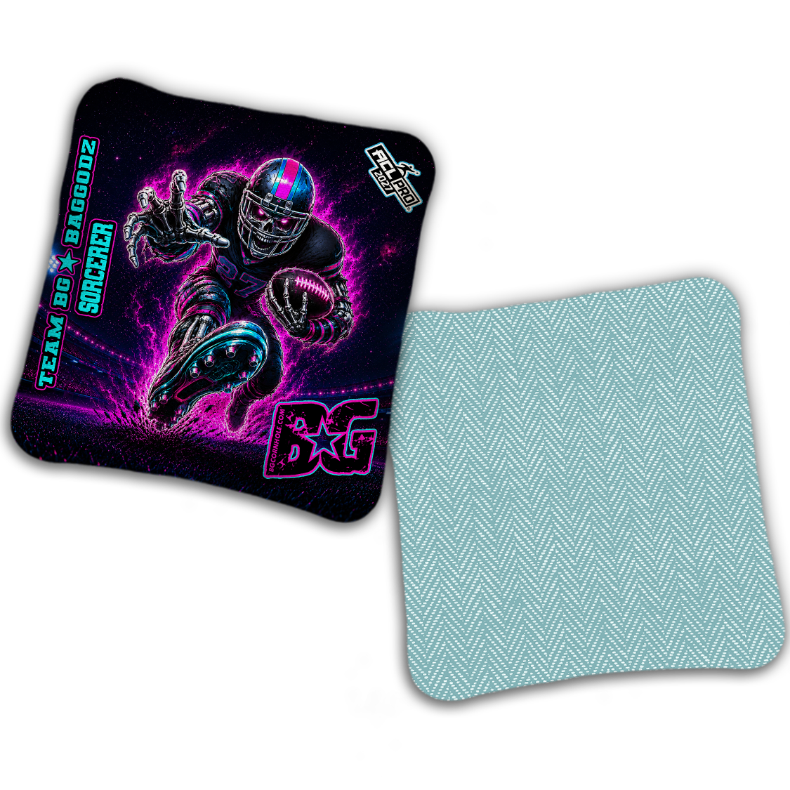 2027 BG Multiple Bag Models "FINAL DRIVE" - ACL Pro Stamped Cornhole Bags - SET OF 4 BAGS