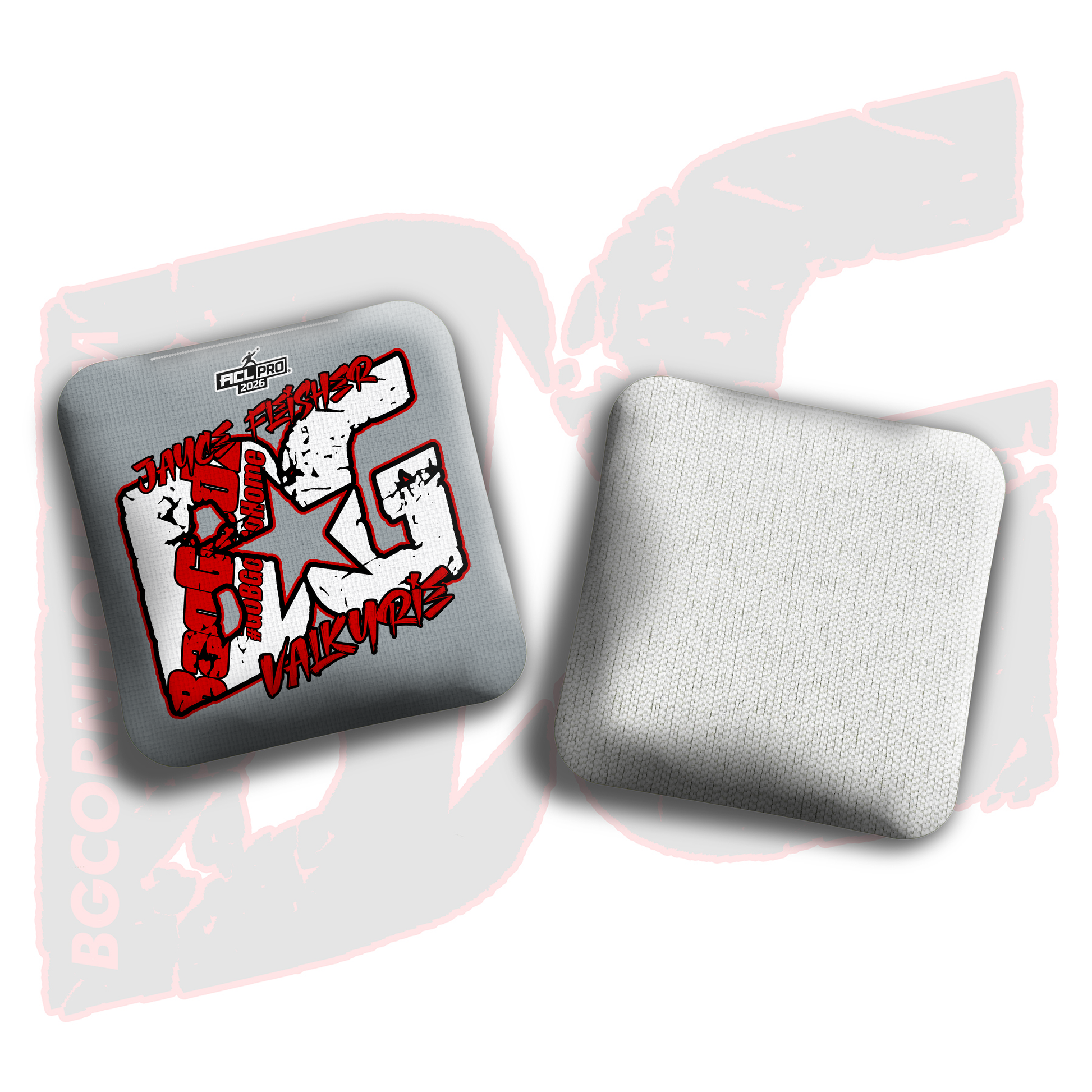 2026 BG Multiple Bag Models  - "Jayce Fleisher” - ACL Pro Stamped Cornhole Bags - SET OF 4 BAGS