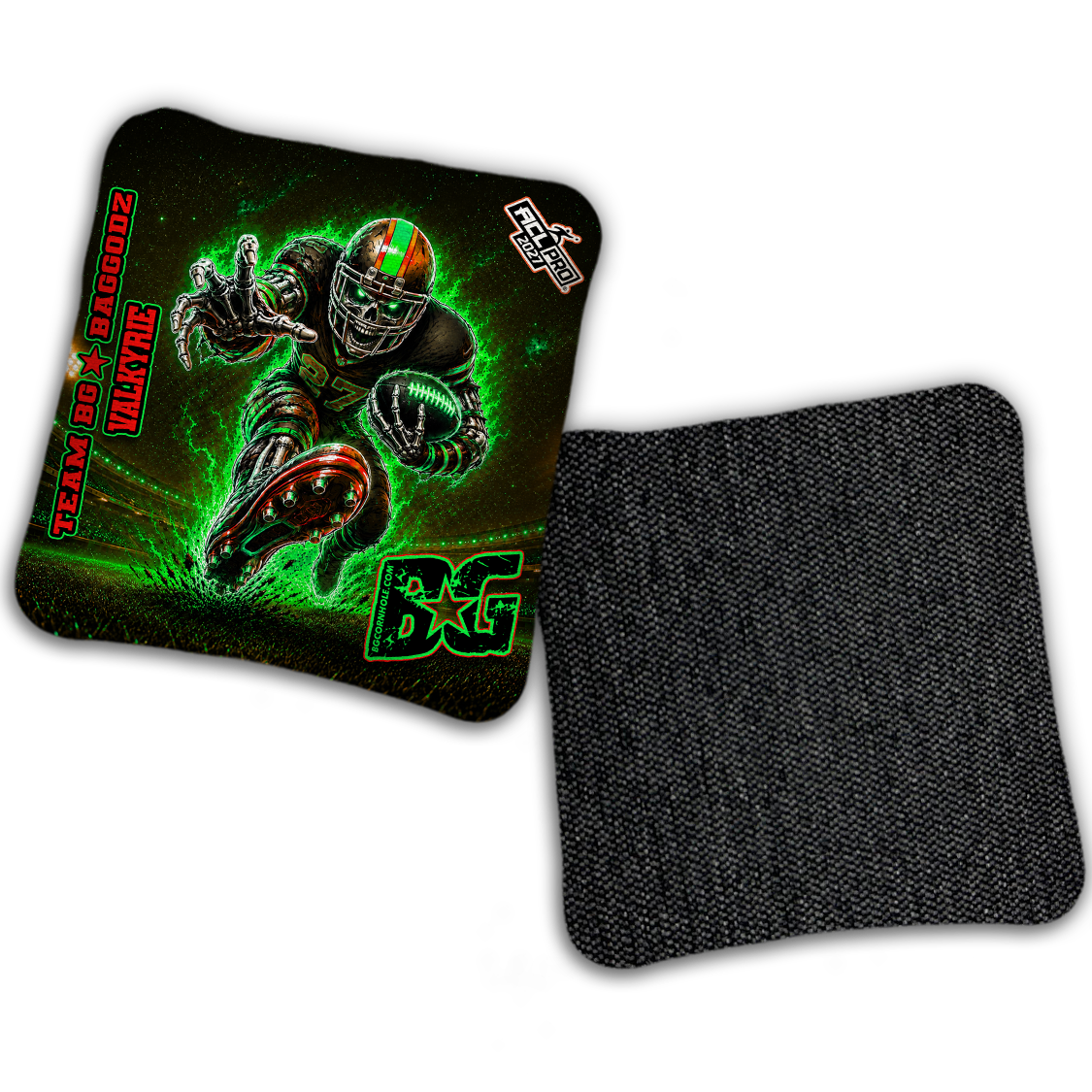 2027 BG Multiple Bag Models "FINAL DRIVE" - ACL Pro Stamped Cornhole Bags - SET OF 4 BAGS