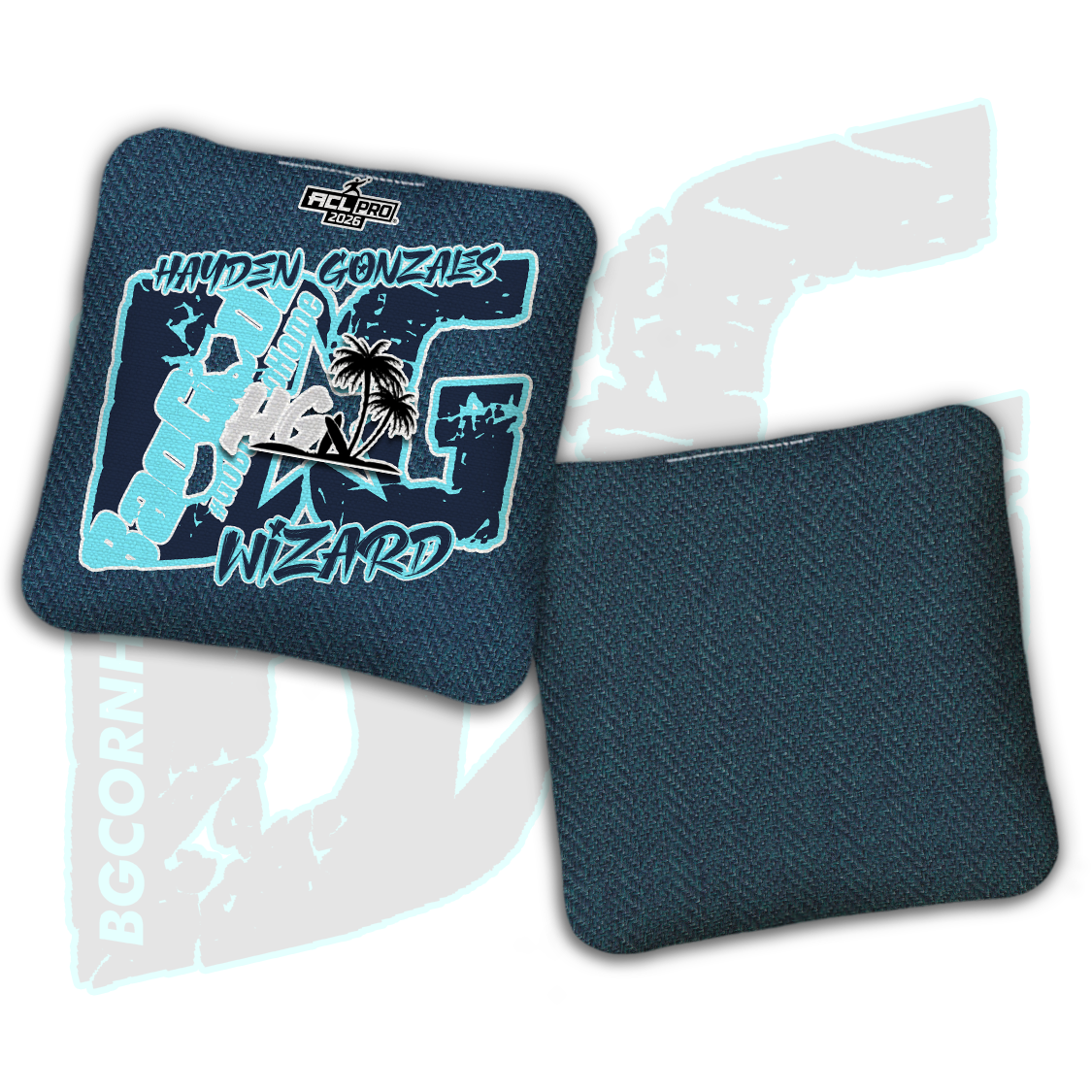2026 BG Multiple Bag Models  - "Hayden Gonzales” - ACL Pro Stamped Cornhole Bags - SET OF 4 BAGS