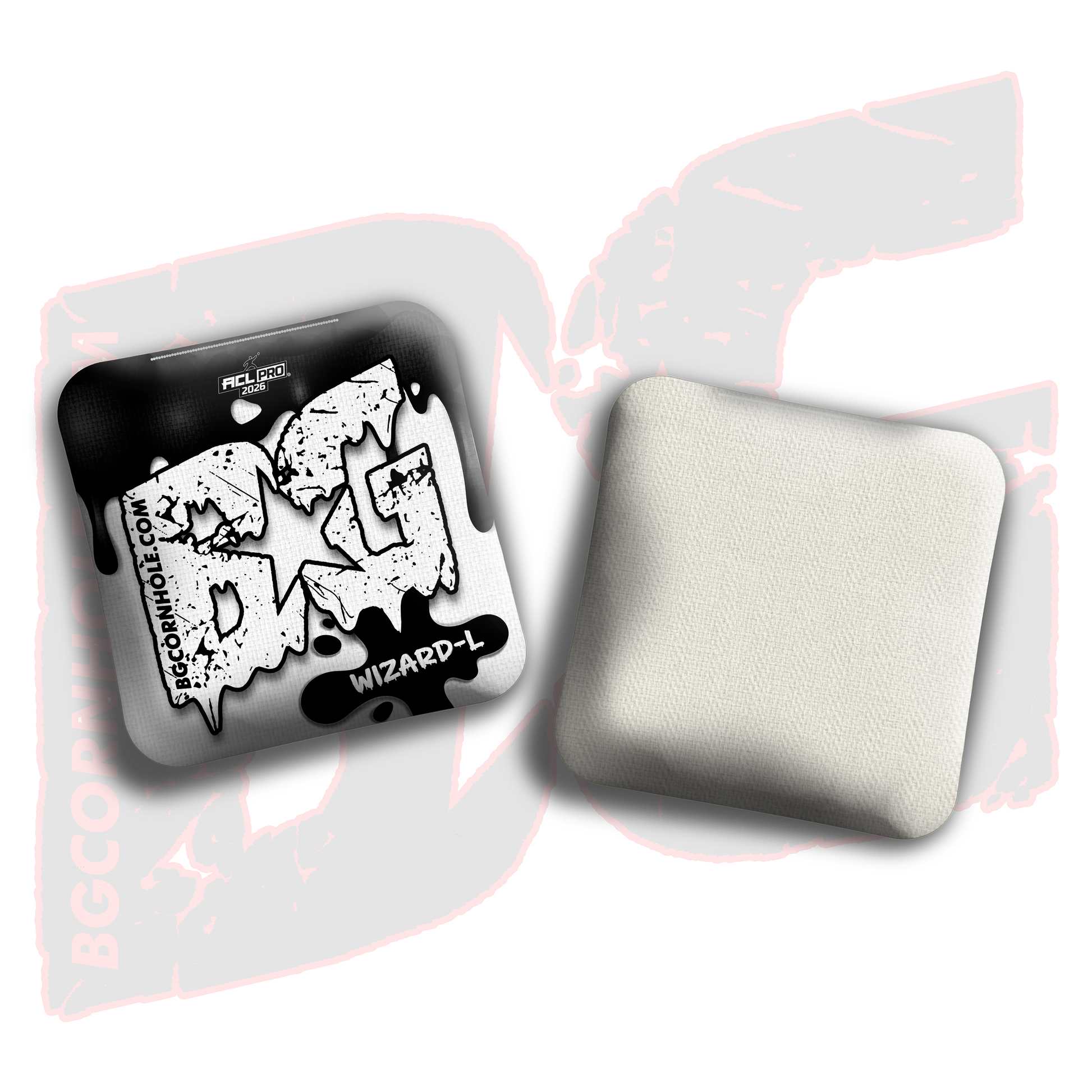 2026 BG Wizard L "Drip" - ACL Pro Stamped Cornhole Bags - SET OF 4 BAGS