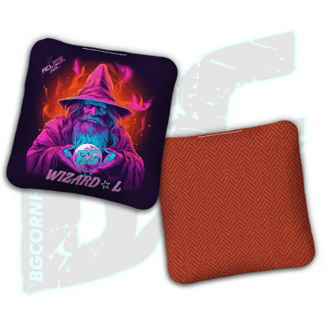 2026 BG Wizard L "Wizard Crystal" - ACL Pro Stamped Cornhole Bags - SET OF 4 BAGS