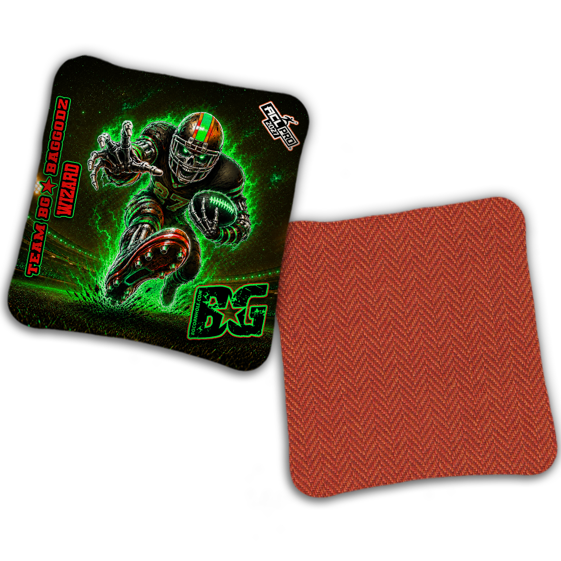 2027 BG Multiple Bag Models "FINAL DRIVE" - ACL Pro Stamped Cornhole Bags - SET OF 4 BAGS