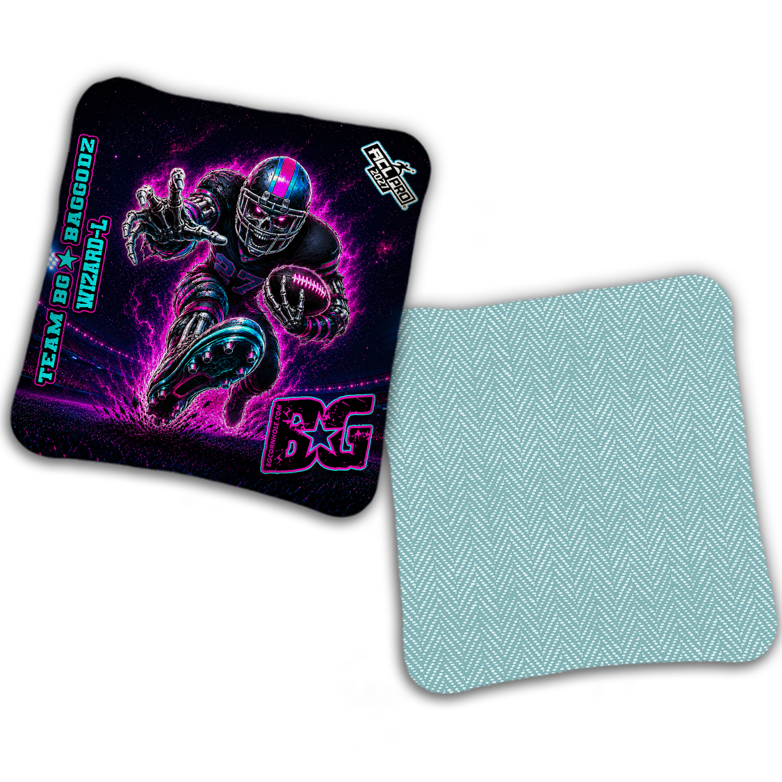2027 BG Multiple Bag Models "FINAL DRIVE" - ACL Pro Stamped Cornhole Bags - SET OF 4 BAGS