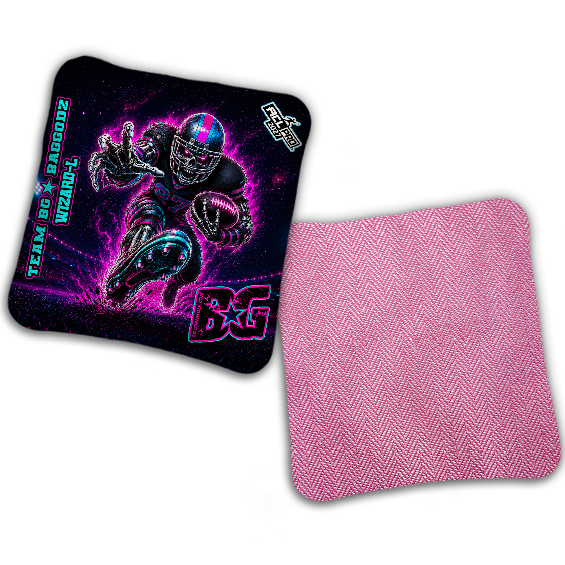 2027 BG Multiple Bag Models "FINAL DRIVE" - ACL Pro Stamped Cornhole Bags - SET OF 4 BAGS