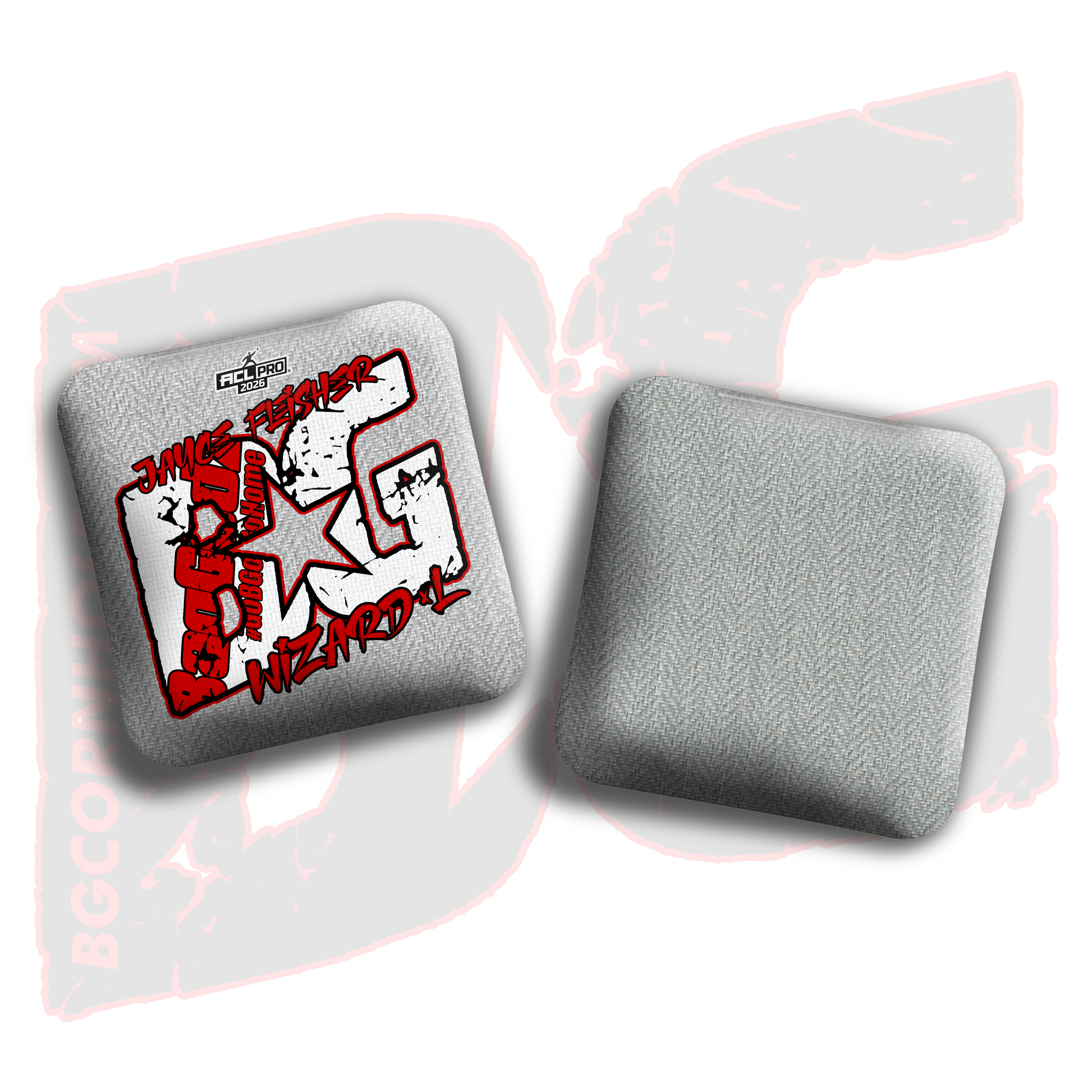 2026 BG Multiple Bag Models  - "Jayce Fleisher” - ACL Pro Stamped Cornhole Bags - SET OF 4 BAGS