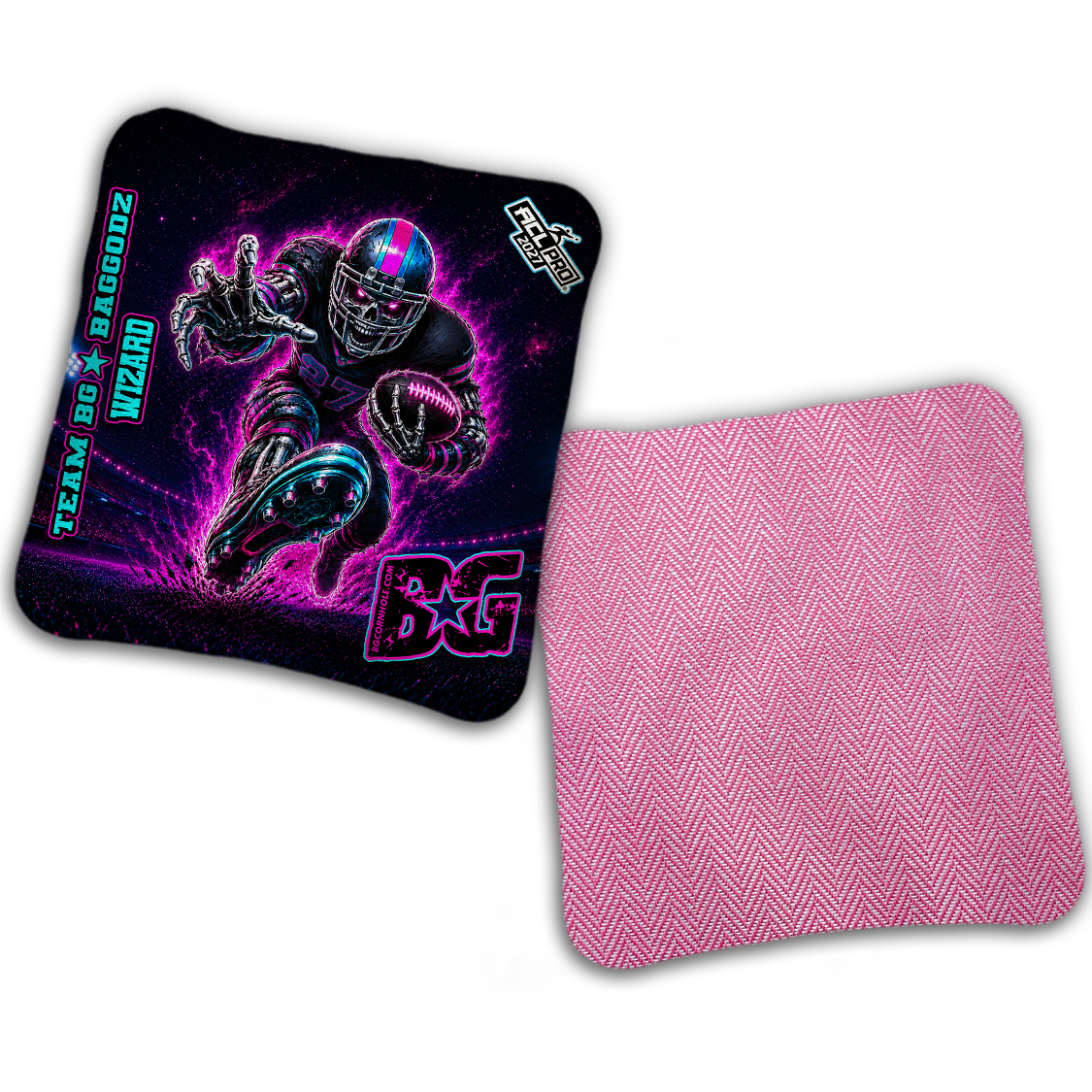 2027 BG Multiple Bag Models "FINAL DRIVE" - ACL Pro Stamped Cornhole Bags - SET OF 4 BAGS