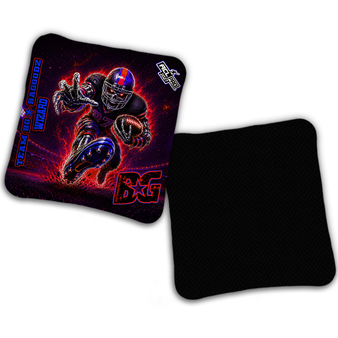 2027 BG Multiple Bag Models "FINAL DRIVE" - ACL Pro Stamped Cornhole Bags - SET OF 4 BAGS