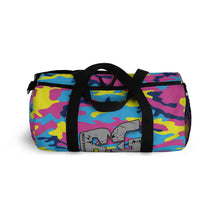 Load image into Gallery viewer, BG Cornhole Bubble Gum Camo Duffel Bag